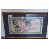 Framed Cross-Stitch 