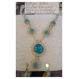 19th Century Silesian Wirework Necklace & Earrings