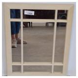 Rectangular Multi-Pane Decor Wall Mirror, 19x23