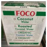 Case of FOCO Coconut Water Products