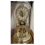 Anniversary Dome Clock with Gold-Tone Details