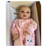 Reborn Baby Doll with Pink Outfit in Box