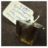 Stainless Steel Signet Ring with Smokey Quartz