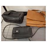 Three Leather Shoulder Bags