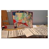 50 State Quarters Collector Maps and Coin Boards