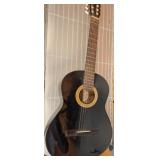 Lucero LC-100/BK Acoustic Guitar, Black Finish