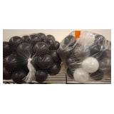 Bags of Black and White Plastic Play Balls