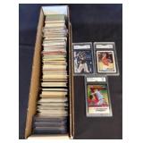 Sports Card Lot with Graded and Ungraded Cards