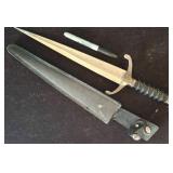 Decorative Stainless Steel Dagger with Sheath