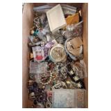 Box Lot of Assorted Costume Jewelry