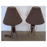 Table Lamps with Tripod Bases