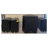 NHT Speakers and Martin Logan Grotto Subwoofer