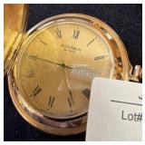 Bulova Accutron Quartz Pocket Watch with Chain
