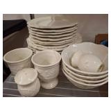 Chris Madden White Dinnerware Set