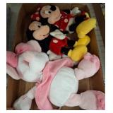 Stuffed Mickey and Minnie Mouse Toys