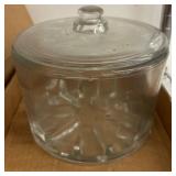 Glass Cheese Preserver With Lid