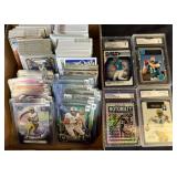Sports Trading Cards with Various Grades