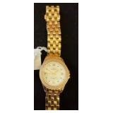 Invicta Womenï¿½s Gold-Tone Watch, Diamond Bezel