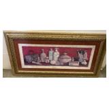 3 Pc Framed Artworks with Varied Themes