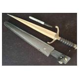 Decorative Stainless Steel Dagger with Sheath