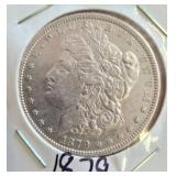 1879 Morgan Silver Dollar Coin in Holder