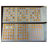 Lincoln Wheat Penny Coin Collection in Albums