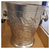 Decorative Metal Ice Bucket with Handles
