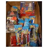 Marvel-Themed Collectibles Lot with Pez Dispensers