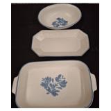 Three-Piece Lot of Pfaltzgraff Yorktowne Serveware