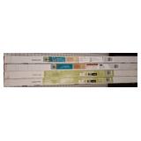 Four 1-Inch Vinyl Window Blinds