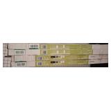 White Deluxe Vinyl Window Blinds, 4 Pieces