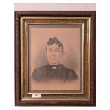 Framed Portrait in Ornate Wood Frame, 23"ï¿½27"