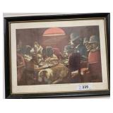 Framed Print "Pinched With Four Aces" by Coolidg