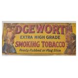 Edgeworth Smoking Tobacco Tin Lithograph Sign