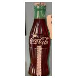 15in Coca-Cola Bottle Thermometer Sign