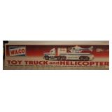 Wilco Toy Truck and Helicopter Set in Box