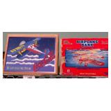 Coca-Cola Die-Cast Airplane and Airplane Bank