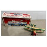 Hess Gasoline Biplane and Wilco Emergency Truck