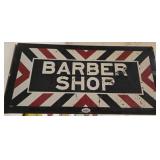 Double-Sided Barber Shop Sign by William Marvy