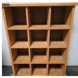 Wooden Cubby Storage Unit With 12 Compartments