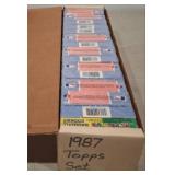 1987 Topps Set and 1989 Fleer Card Boxes
