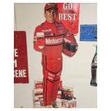 Motorcraft Racing Standee Featuring Driver