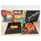 Five Vinyl Record Albums