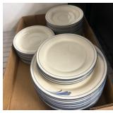 Lenox Chinastone Dinnerware With Blue Bands