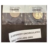2003 Kennedy Half Dollars, Uncirculated