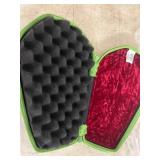Black Zombie Molded Pistol Case with Foam Lining