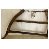 Wood and Metal Bow Saw with Tension String