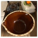 Ceramic Bowl, Teapot, and Lidded Dish Lot