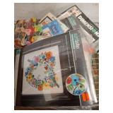Needlework Kits and Book Collection