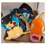 Pokemon Plush and Hats Lot